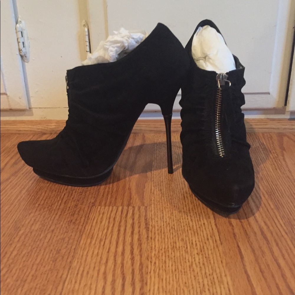 Black booties